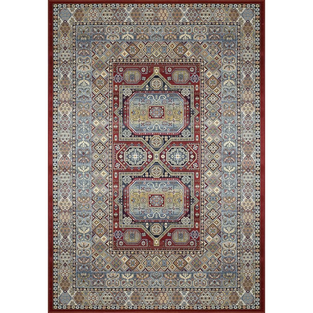 Dynamic Rugs 57147-1454 Ancient Garden 6.7 Ft. X 9.6 Ft. Rectangle Rug in Red